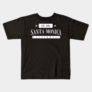 Santa Monica Est. 1886 (Standard White) Kids T-Shirt